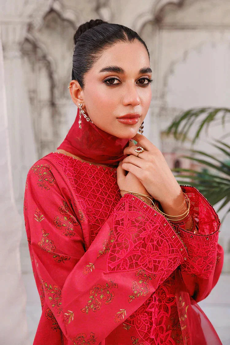 Picture of 3-PC Stitched Embroidered Suit - Available at Raja Sahib