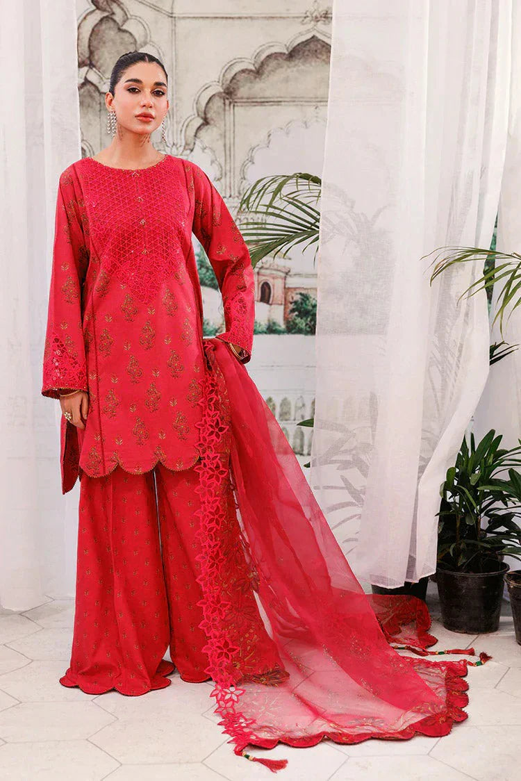 Picture of 3-PC Stitched Embroidered Suit - Available at Raja Sahib