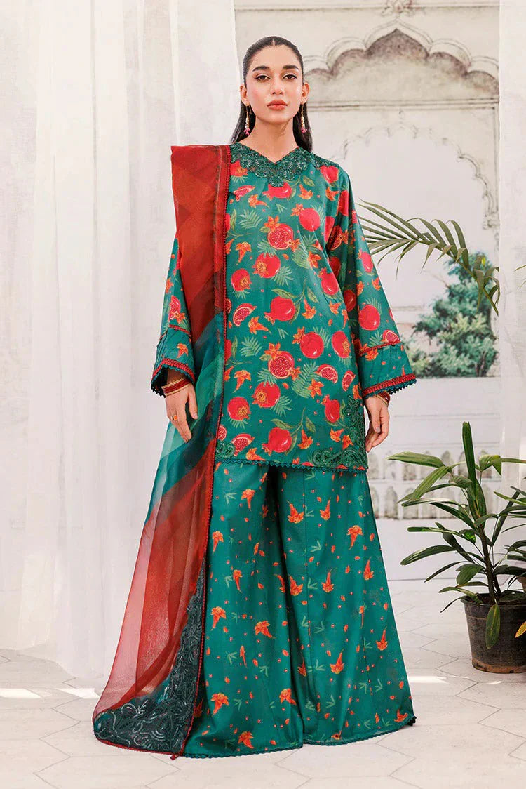 Picture of 3-PC Stitched Embroidered Suit - Available at Raja Sahib