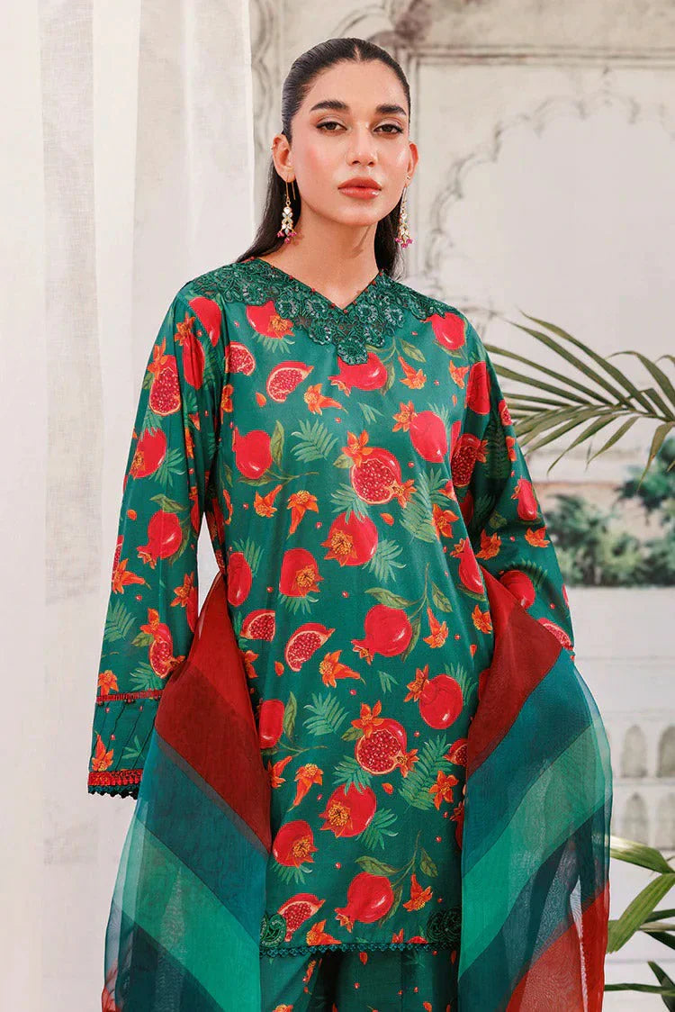 Picture of 3-PC Stitched Embroidered Suit - Available at Raja Sahib