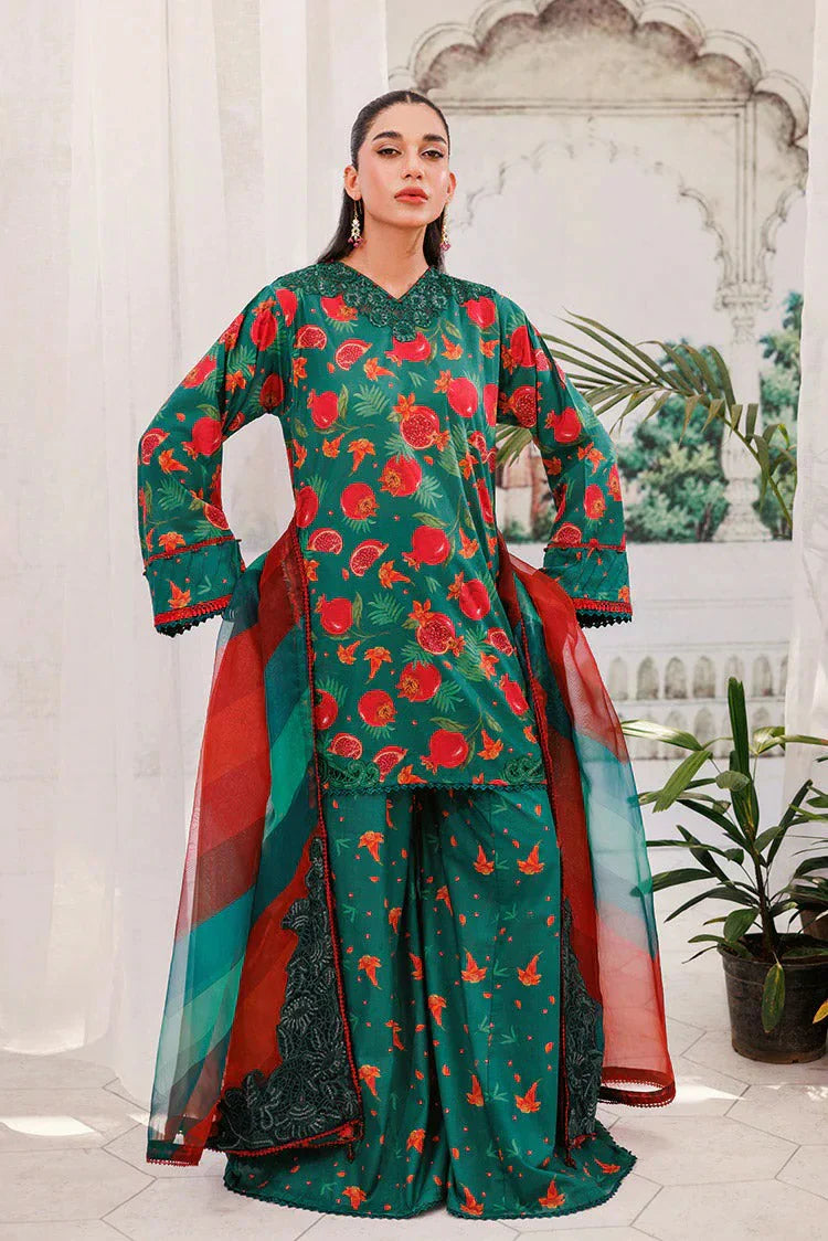 Picture of 3-PC Stitched Embroidered Suit - Available at Raja Sahib