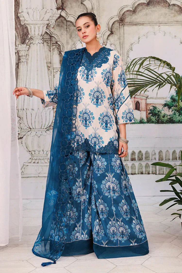 Picture of 3-PC Stitched Embroidered Suit - Available at Raja Sahib
