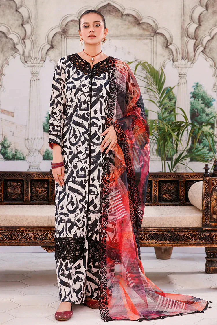 Picture of 3-PC Stitched Embroidered Suit - Available at Raja Sahib