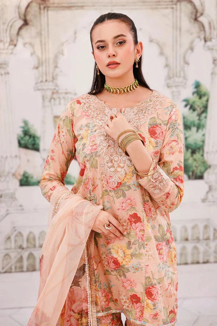 Picture of 3-PC Stitched Embroidered Suit - Available at Raja Sahib