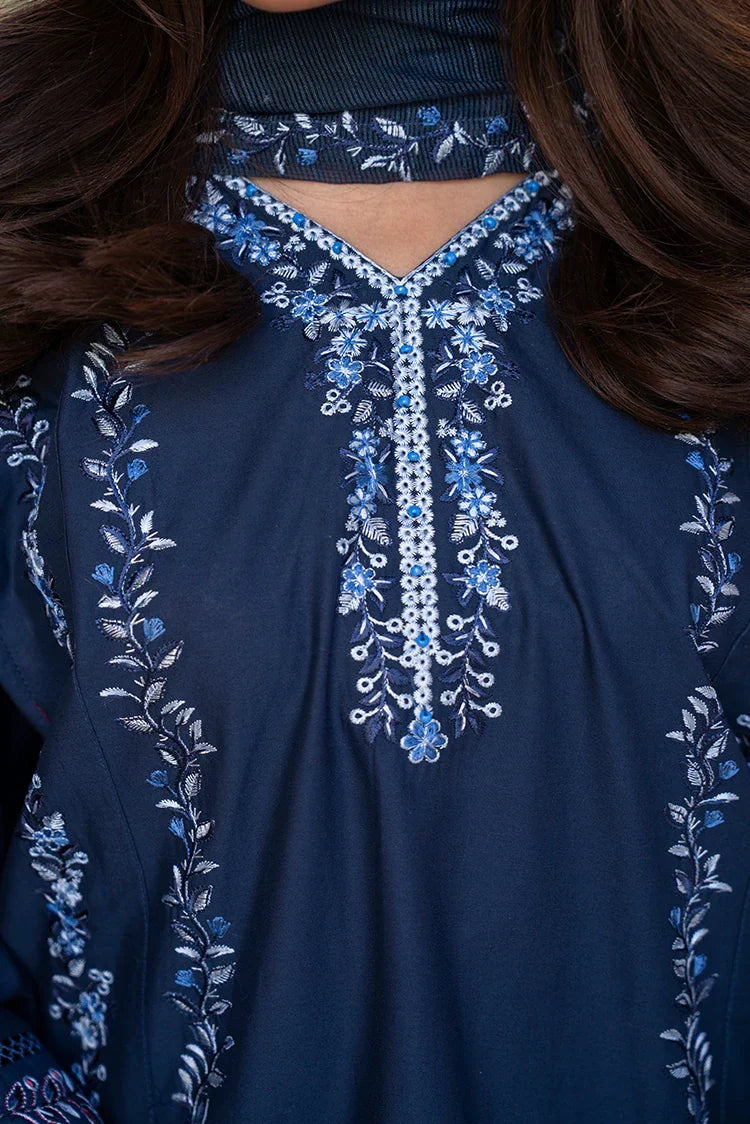 Picture of 3-PC Stitched Embroidered Suit - Available at Raja Sahib