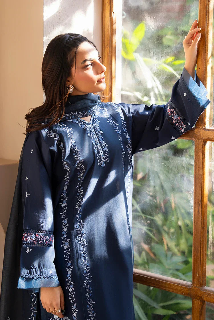 Picture of 3-PC Stitched Embroidered Suit - Available at Raja Sahib