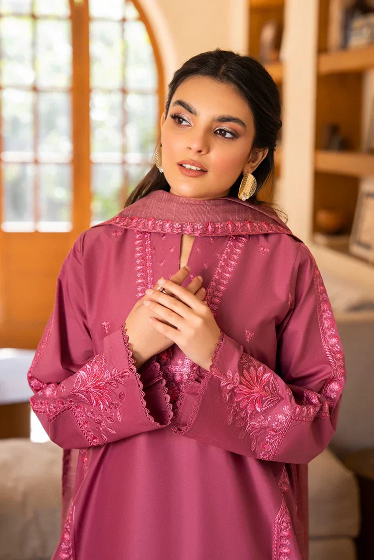 Picture of 3-PC Stitched Embroidered Suit - Available at Raja Sahib