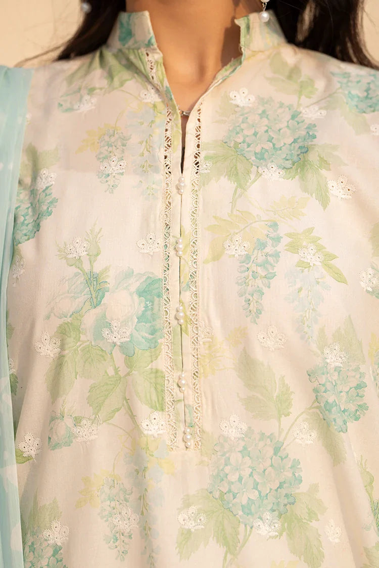 Picture of 3-PC Stitched Embroidered Suit - Available at Raja Sahib