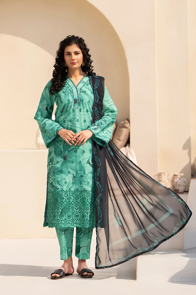 Picture of 3-PC Stitched Embroidered Suit - Available at Raja Sahib