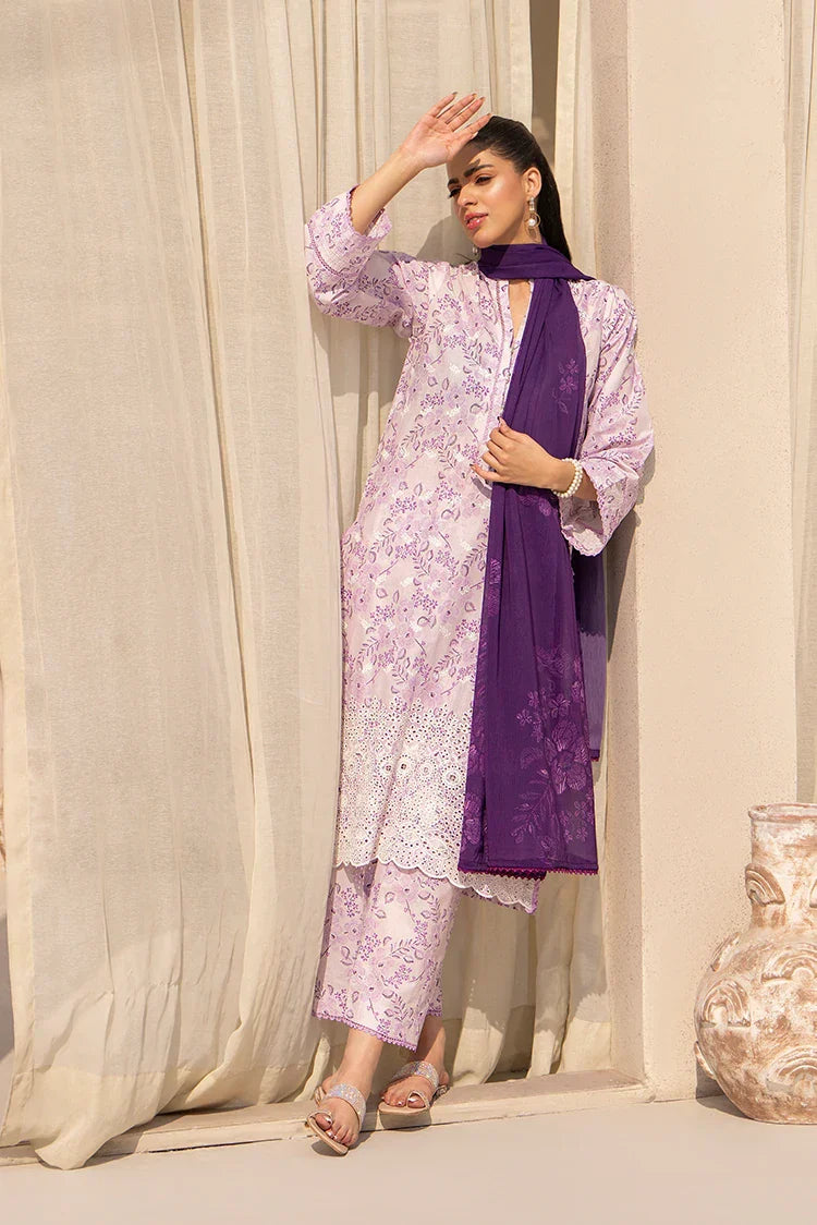 Picture of 3-PC Stitched Embroidered Suit - Available at Raja Sahib