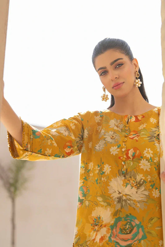 Picture of 3-PC Stitched Embroidered Suit - Available at Raja Sahib