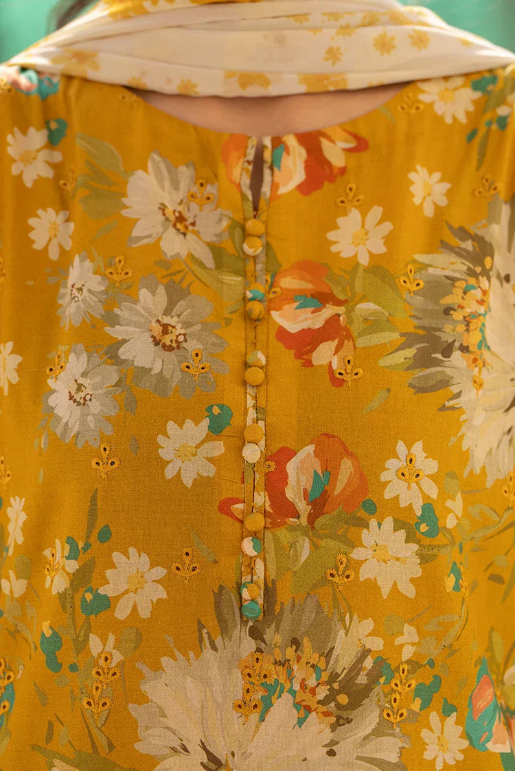 Picture of 3-PC Stitched Embroidered Suit - Available at Raja Sahib