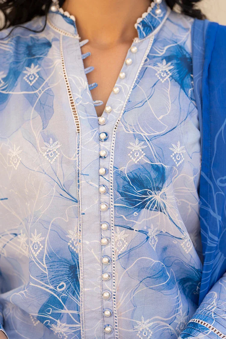 Picture of 3-PC Stitched Embroidered Suit - Available at Raja Sahib