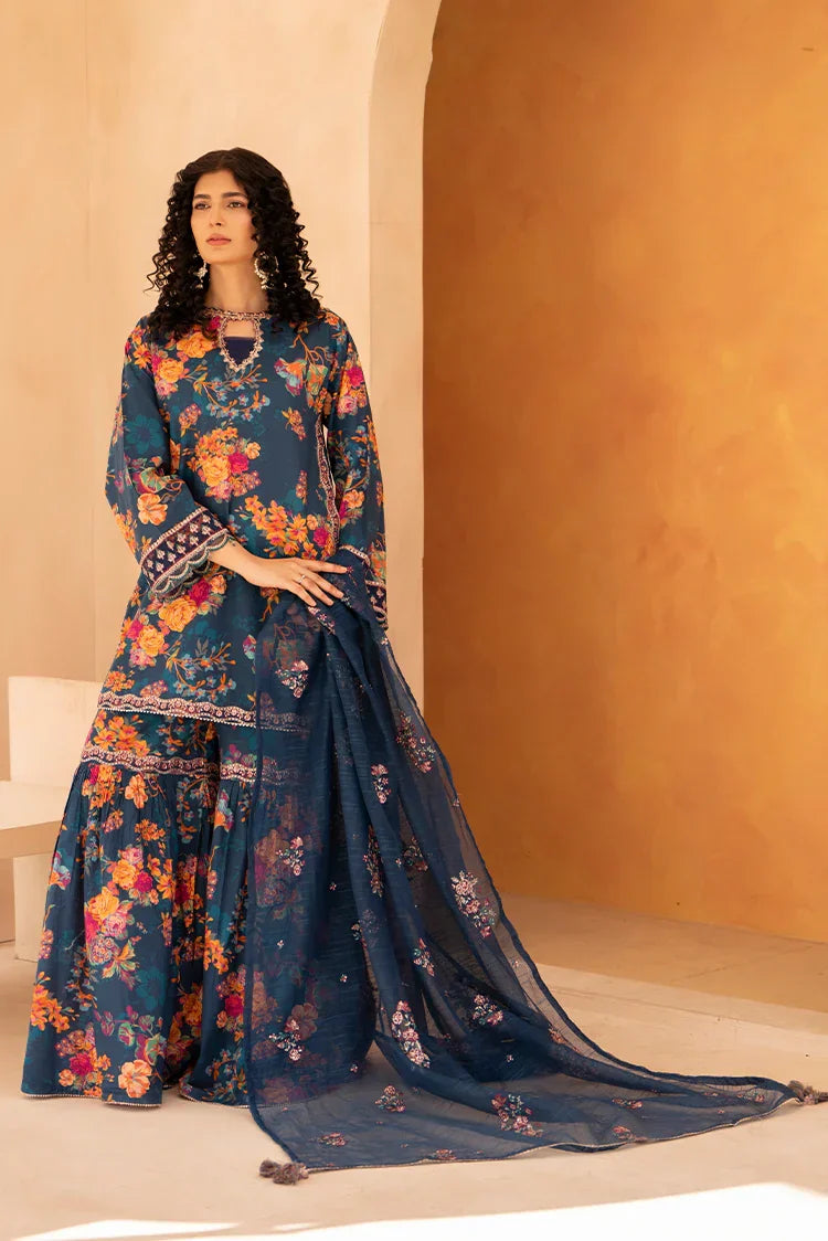 Picture of 3-PC Stitched Printed Suit - Available at Raja Sahib