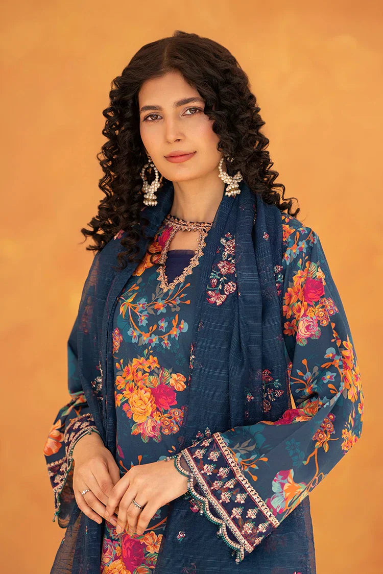 Picture of 3-PC Stitched Printed Suit - Available at Raja Sahib