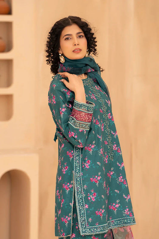 Picture of 3-PC Stitched Embroidered Suit - Available at Raja Sahib