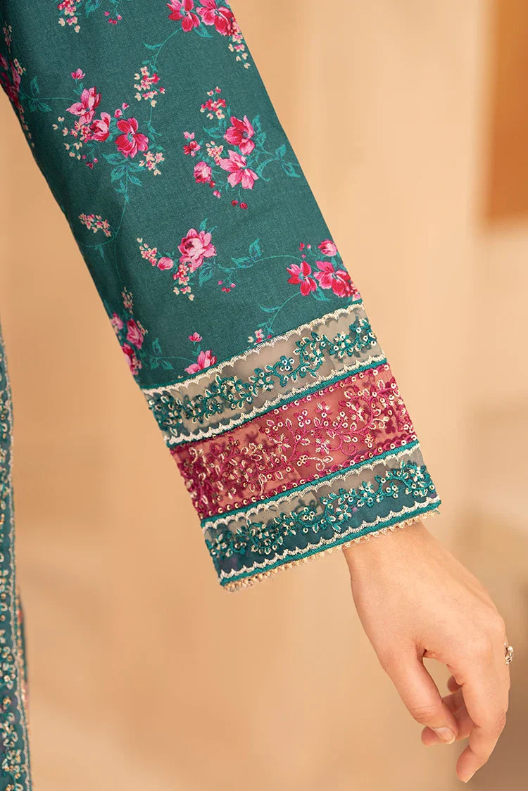 Picture of 3-PC Stitched Embroidered Suit - Available at Raja Sahib