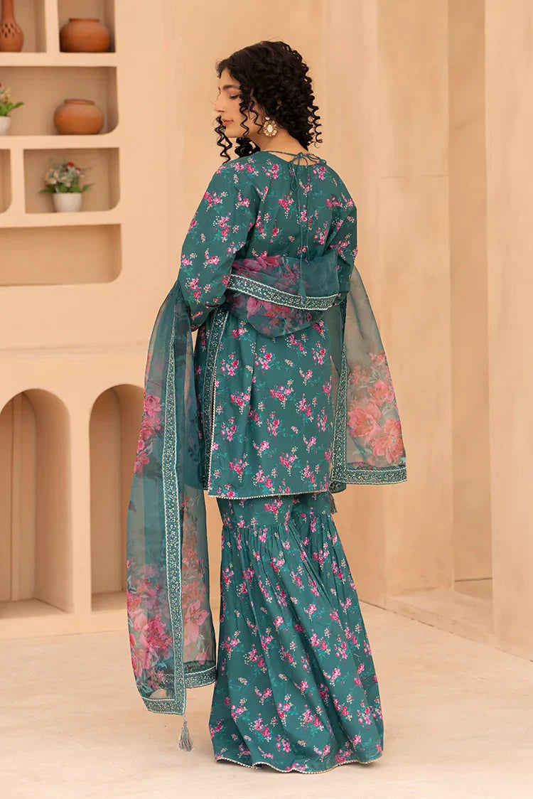 Picture of 3-PC Stitched Embroidered Suit - Available at Raja Sahib