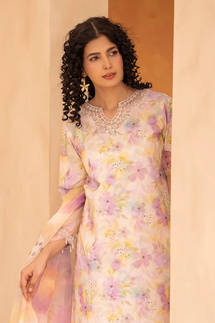 Picture of 3-PC Stitched Embroidered Suit - Available at Raja Sahib