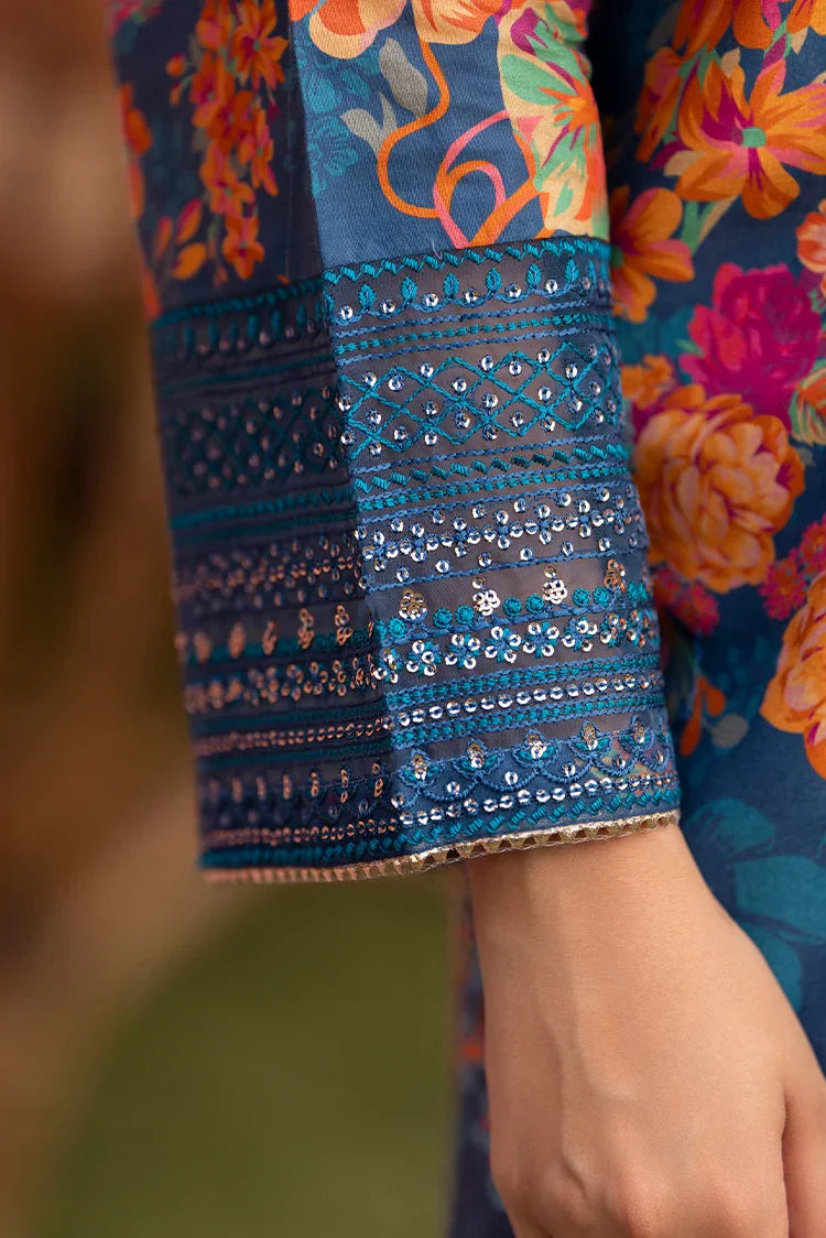 Picture of 3-PC Stitched Embroidered Suit - Available at Raja Sahib