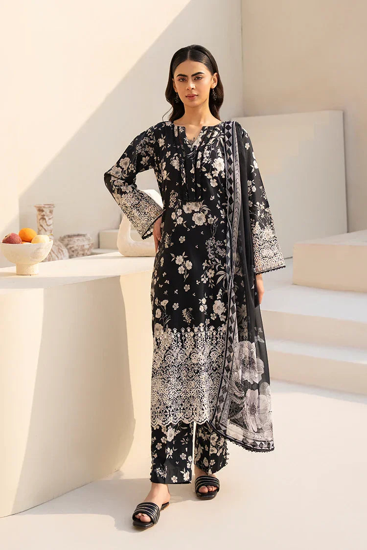 Picture of 3-PC Stitched Embroidered Suit - Available at Raja Sahib