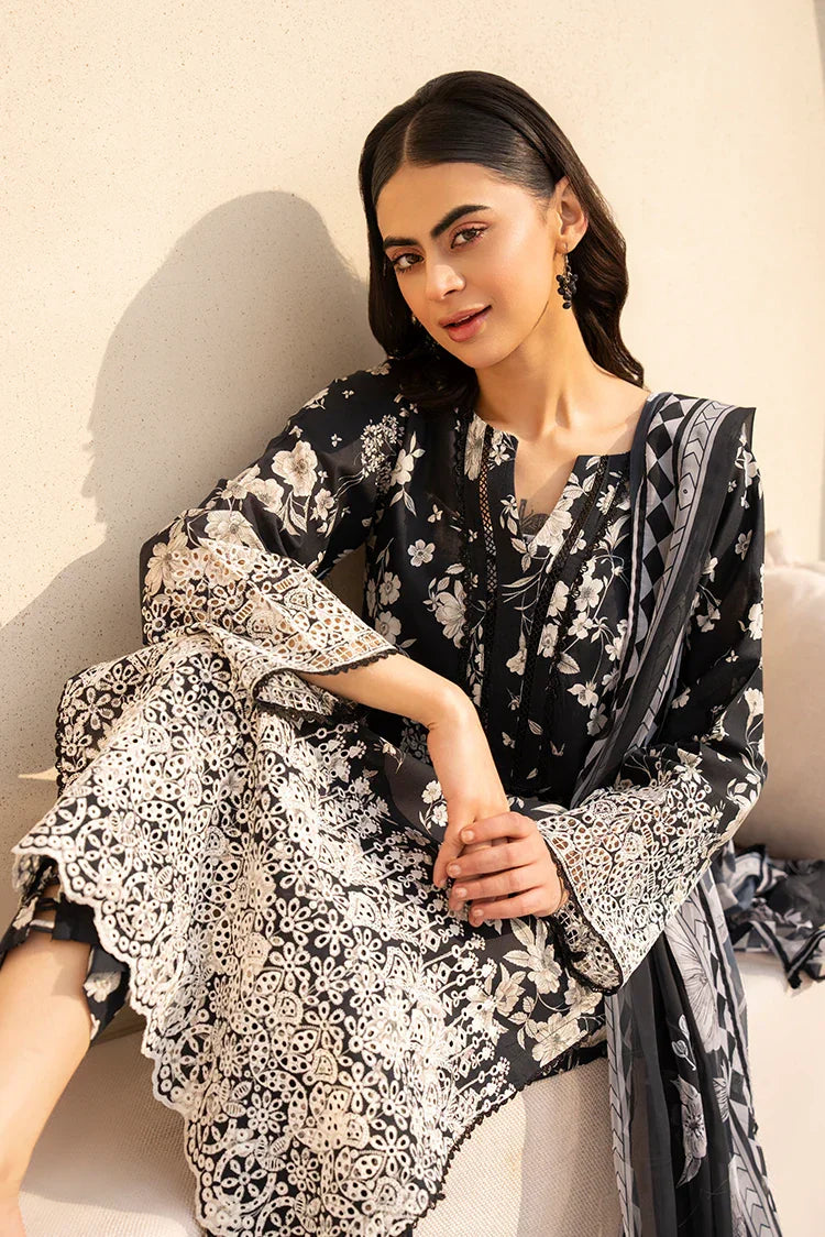 Picture of 3-PC Stitched Embroidered Suit - Available at Raja Sahib