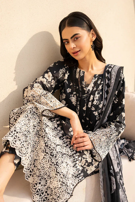 Picture of 3-PC Stitched Embroidered Suit - Available at Raja Sahib