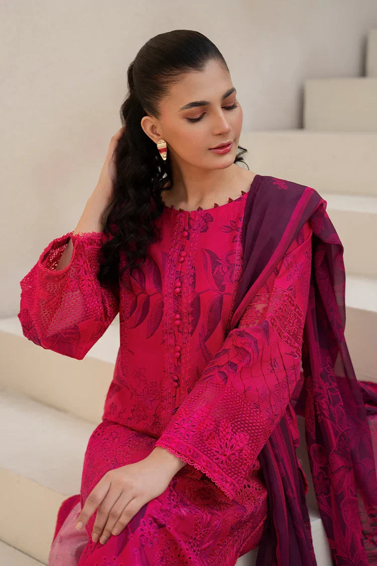 Picture of 3-PC Stitched Embroidered Suit - Available at Raja Sahib