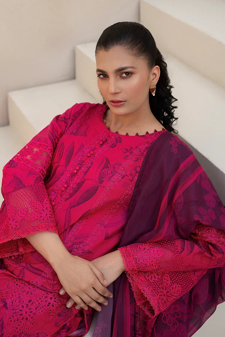 Picture of 3-PC Stitched Embroidered Suit - Available at Raja Sahib