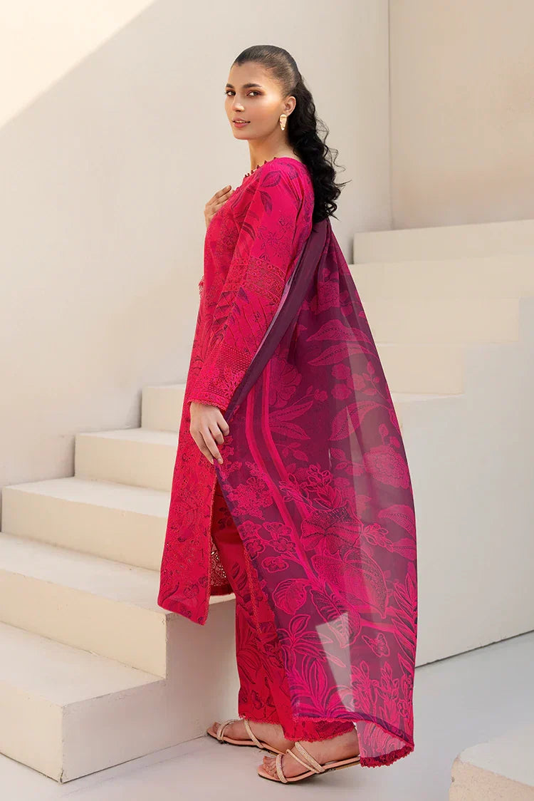 Picture of 3-PC Stitched Embroidered Suit - Available at Raja Sahib