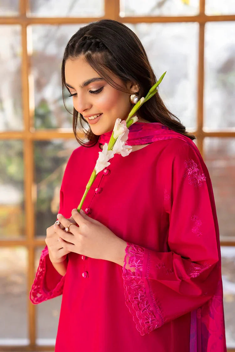 Picture of 3-PC Stitched Embroidered Suit - Available at Raja Sahib