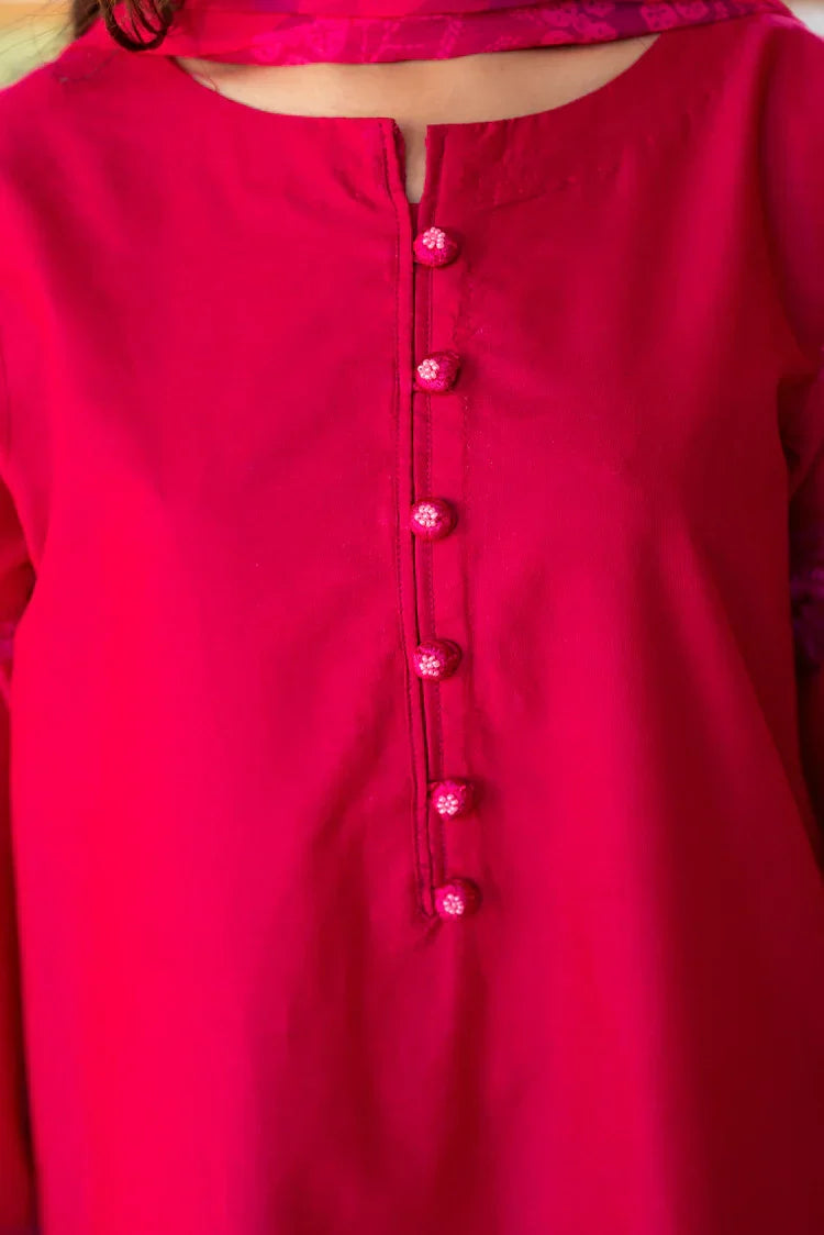 Picture of 3-PC Stitched Embroidered Suit - Available at Raja Sahib