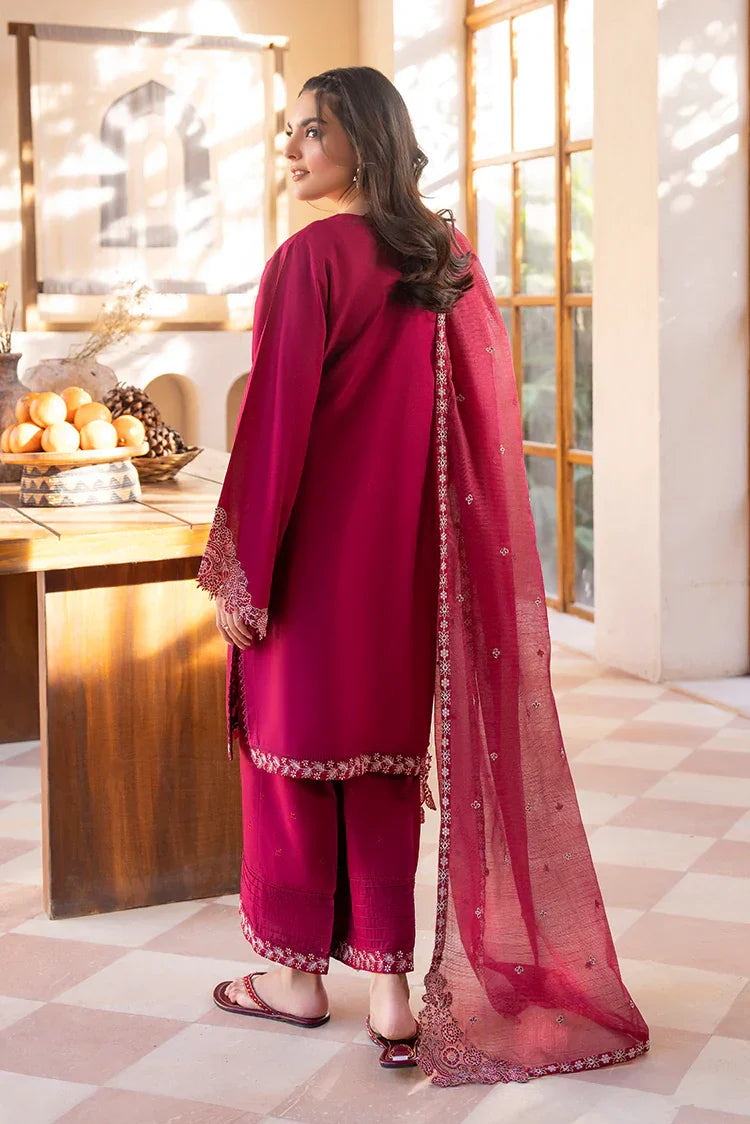 Picture of 3-PC Stitched Embroidered Suit - Available at Raja Sahib