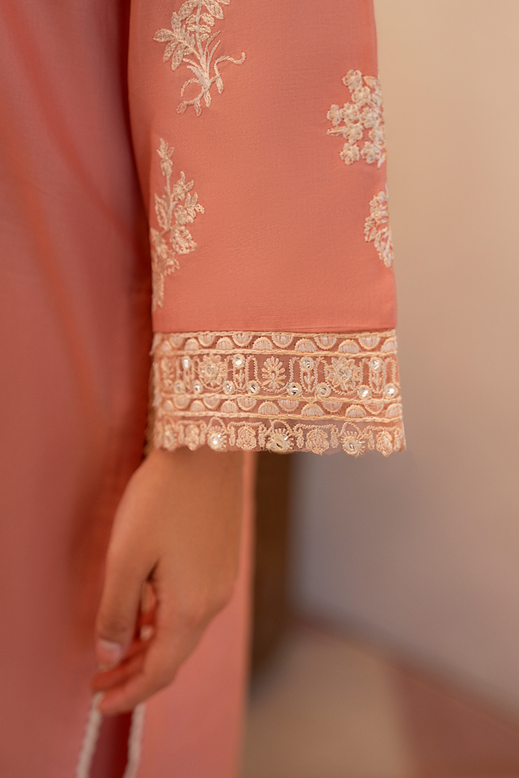 Picture of 3-PC Stitched Embroidered Suit - Available at Raja Sahib