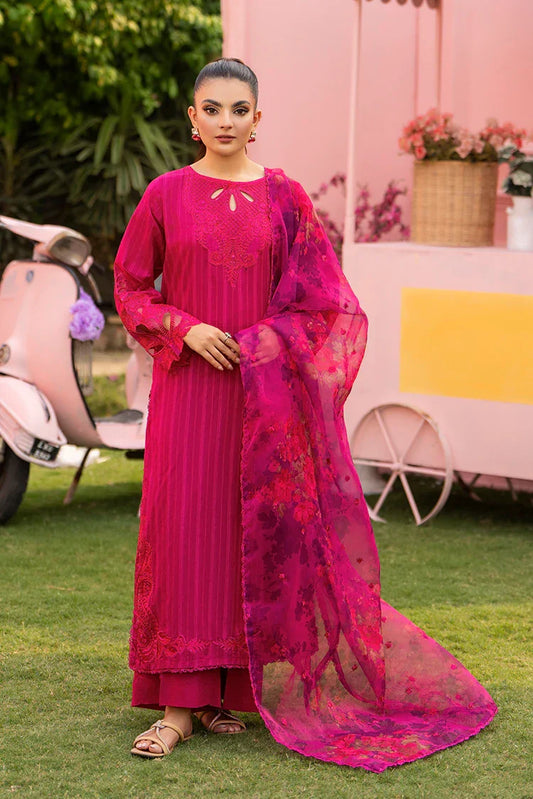 Picture of 3-PC Stitched Embroidered Suit - Available at Raja Sahib