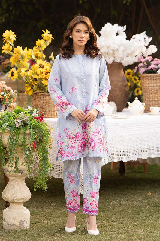 Picture of 2-PC Stitched Printed Suit - Available at Raja Sahib