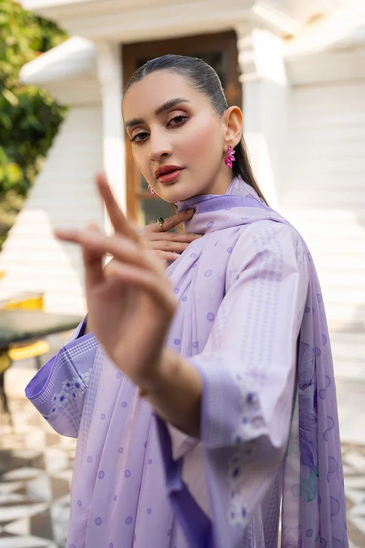 Picture of 3-PC Stitched Printed Suit - Available at Raja Sahib