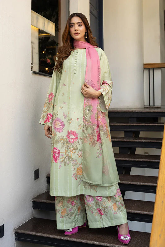 Picture of 3-PC Stitched Printed Suit - Available at Raja Sahib