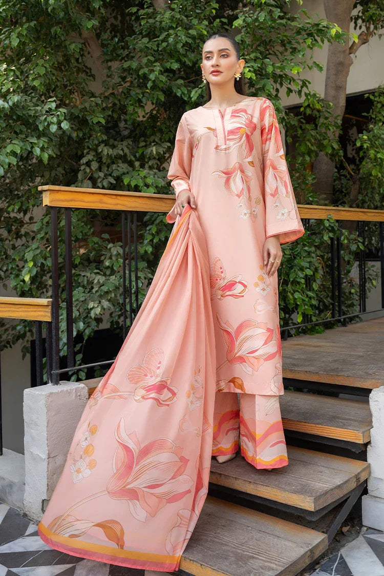 Picture of 3-PC Stitched Printed Suit - Available at Raja Sahib