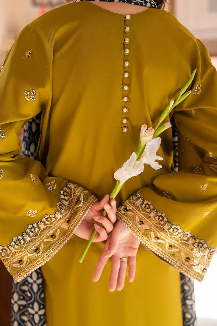 Picture of 3-PC Stitched Embroidered Suit - Available at Raja Sahib