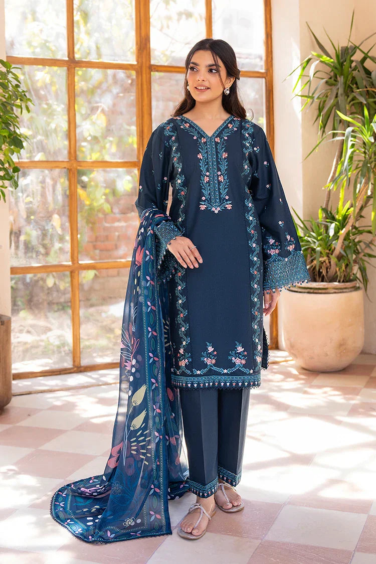 Picture of 3-PC Stitched Embroidered Suit - Available at Raja Sahib