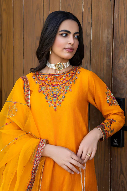 Picture of 3-PC Stitched Embroidered Suit - Available at Raja Sahib