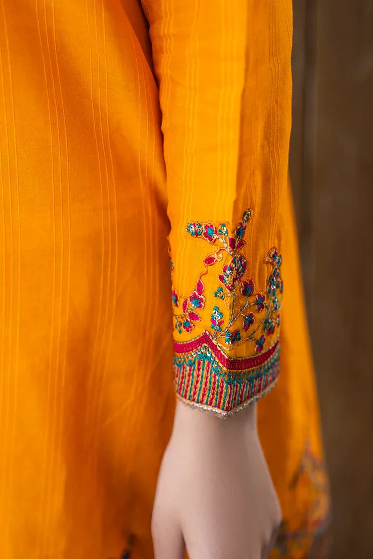 Picture of 3-PC Stitched Embroidered Suit - Available at Raja Sahib