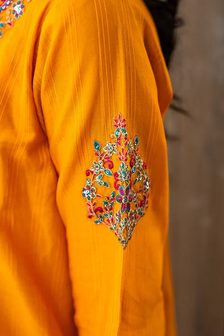 Picture of 3-PC Stitched Embroidered Suit - Available at Raja Sahib
