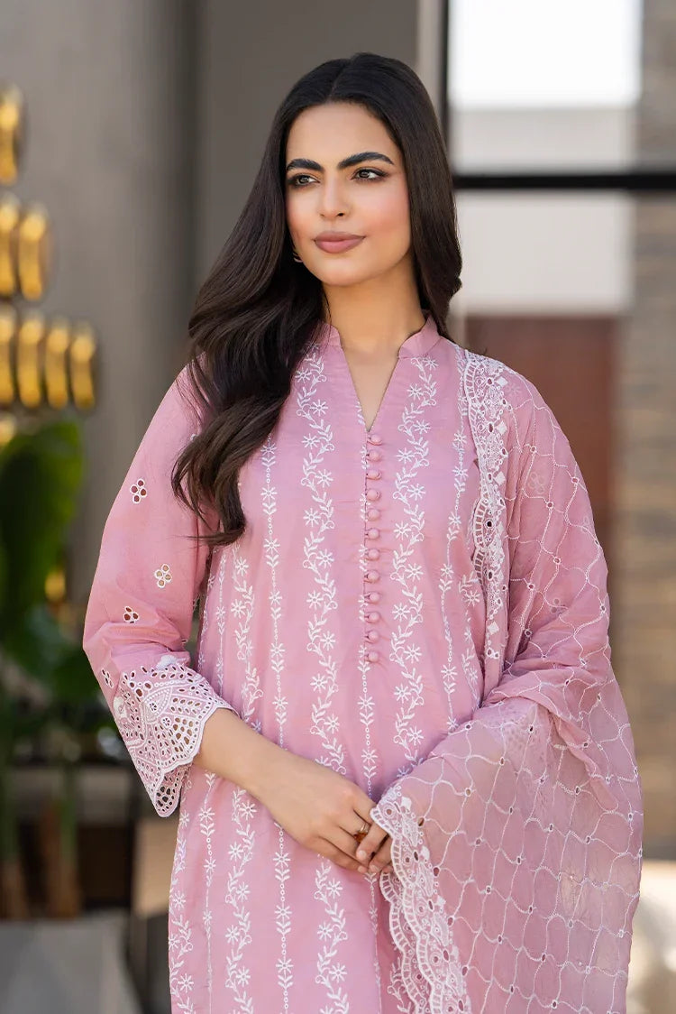 Picture of 3-PC Stitched Embroidered Suit - Available at Raja Sahib