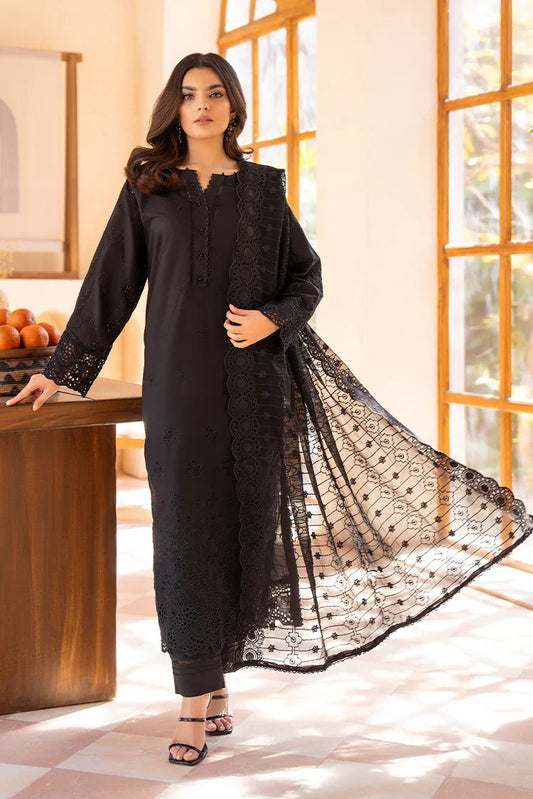 Picture of 3-PC Stitched Embroidered Suit - Available at Raja Sahib