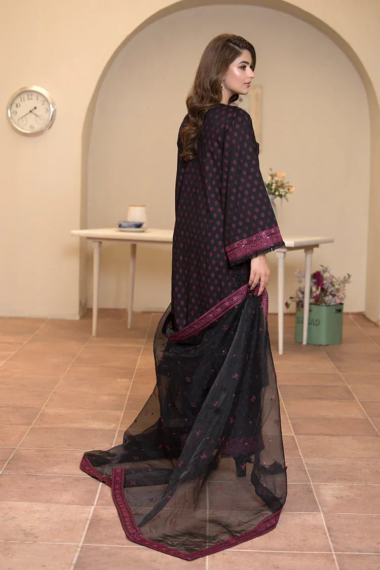 Picture of 3-PC Stitched Embroidered Suit - Available at Raja Sahib
