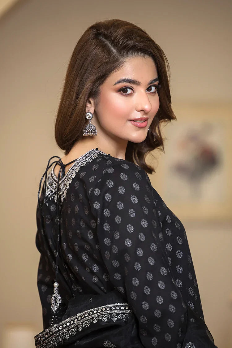 Picture of 3-PC Stitched Embroidered Suit - Available at Raja Sahib