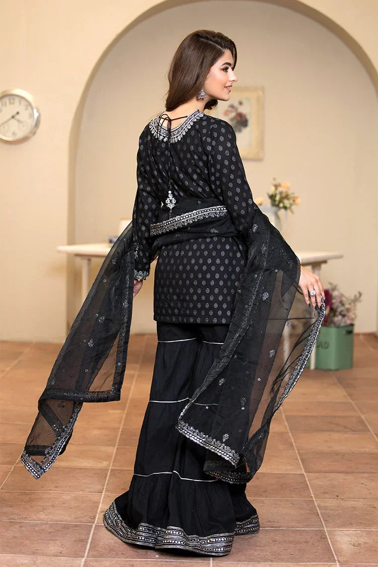 Picture of 3-PC Stitched Embroidered Suit - Available at Raja Sahib
