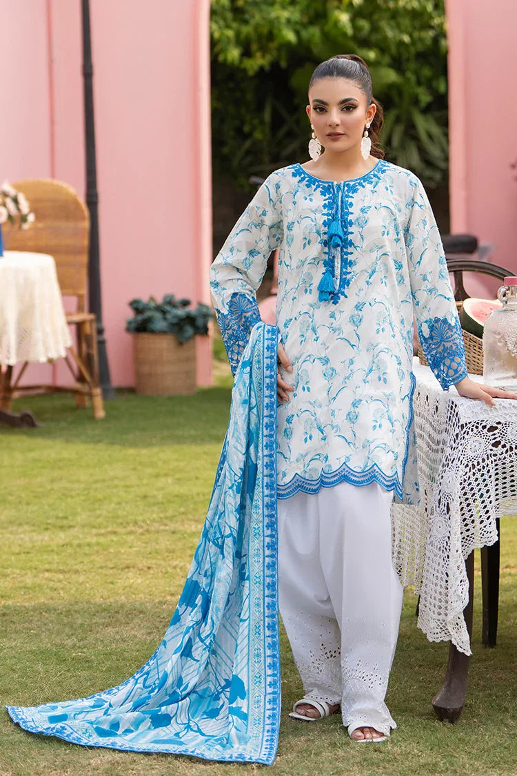Picture of 3-PC Stitched Embroidered Suit - Available at Raja Sahib